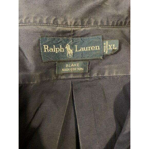 Ralph Lauren Blake Blue Short Sleeve Button Down 100% Cotton - Picture 3 of 8